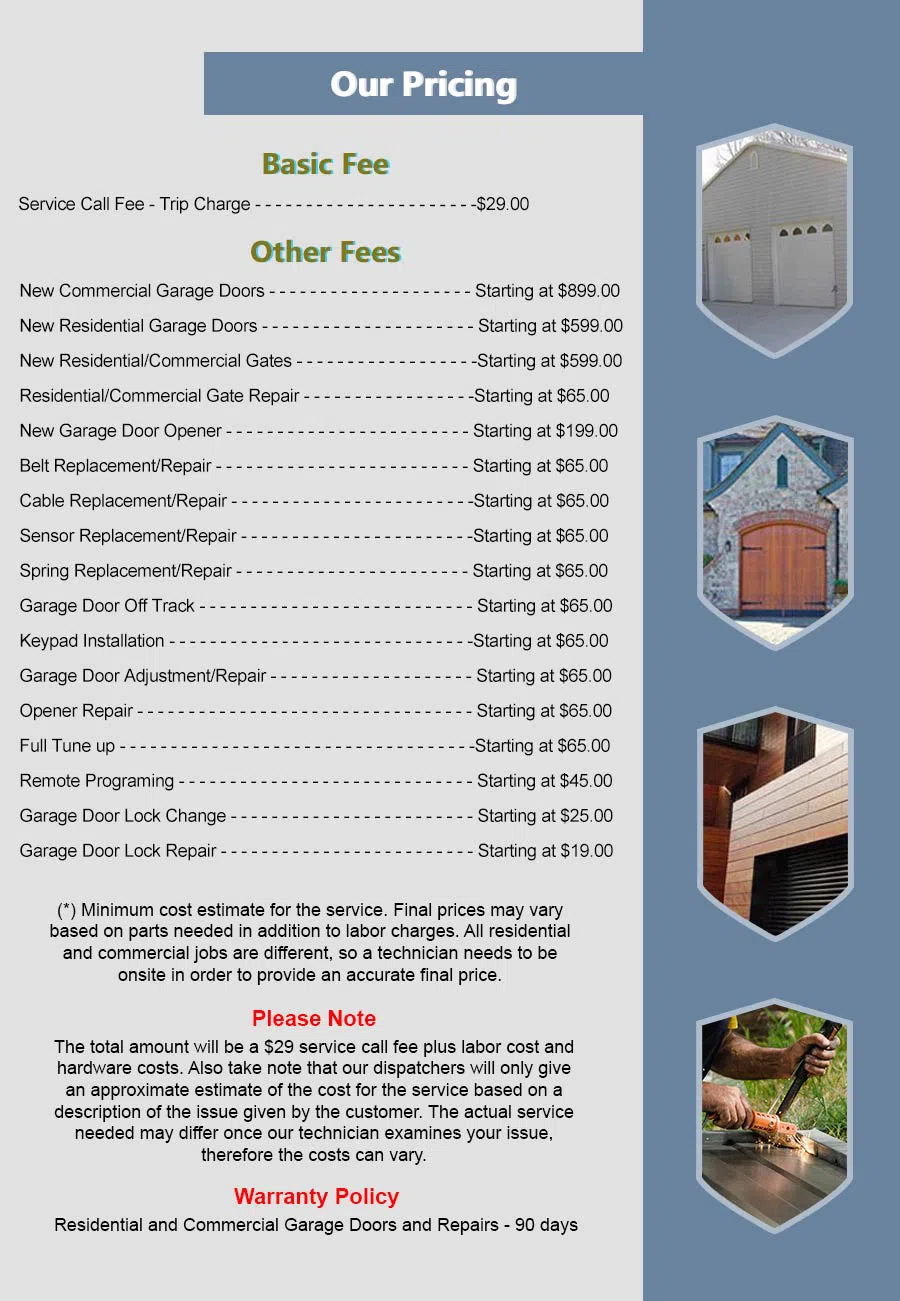 HighTech Garage Door North Las Vegas, NV 702-720-1032