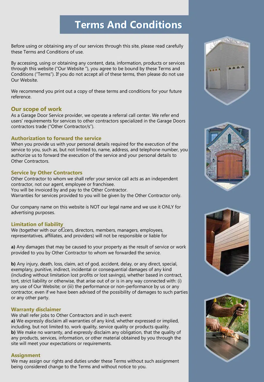 HighTech Garage Door North Las Vegas, NV 702-720-1032